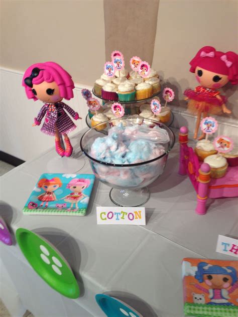 Lalaloopsy Treat Table Cotton Lalaloopsy Party Kalani Diaper Cake