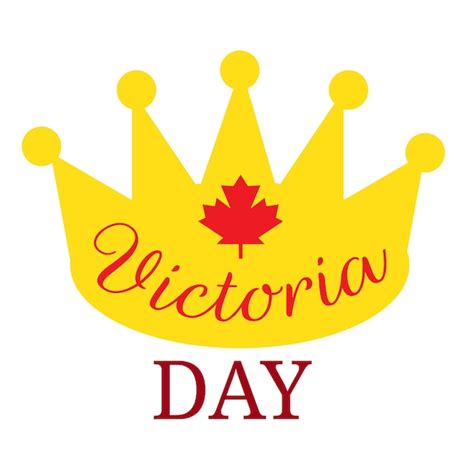 Premium Vector Happy Victoria Day Sticker