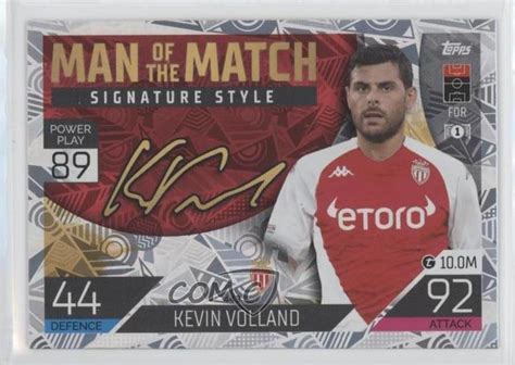 2022 23 Topps Match Attax UCL Man Of The Signature Style Kevin Volland