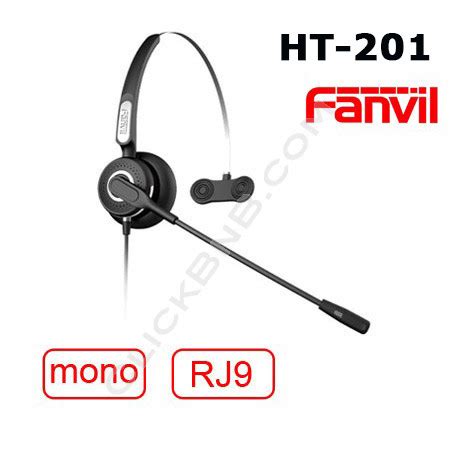 Jual Fanvil HT201 Call Center Headset for IP Phones (RJ9) - Kab. Tangerang - ClickBnB | Tokopedia