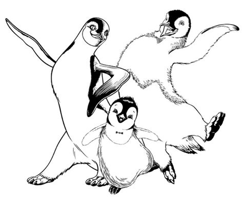 Coloriages Coloriage Happy Feet De Mumble Enfant Porn Sex Picture