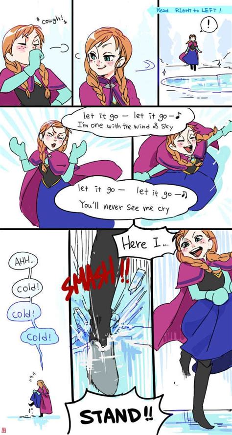 Frozen Anna Sings Let It Golol Disney Jokes Disney Memes Funny