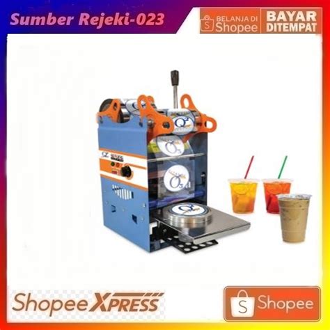 Jual Mesin Cup Sealer Q Pres Gelas Plastik Manual Sealing Machine Q