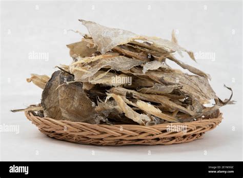 Korean Dried Fish Pollack Hwangtae Stock Photo Alamy