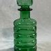 Vintage Italian Green Glass Wine Decanter Bottle Carafe Oz Etsy