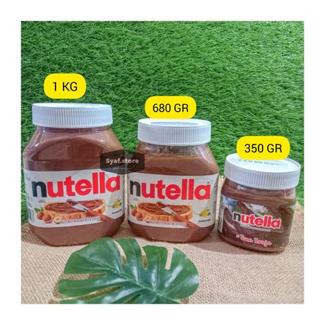 Jual Nutella Selai Coklat Nutella Hazelnut Spread Gr Gr Kg Halal