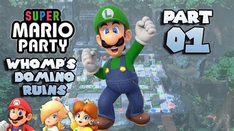 Super Mario Party Whomp S Domino Ruins 10 Turns Part 01 YouTube