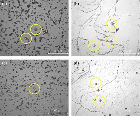 Microstructure Of Tungsten Showing Vickers Tip Indent With Different Download Scientific