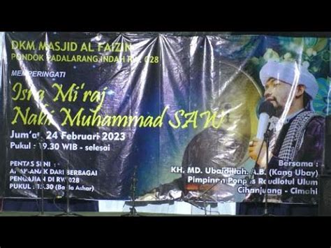 Isra Mi Raj Nabi Muhammad Saw I Kh Md Ubaidillah A B Kang Ubay I