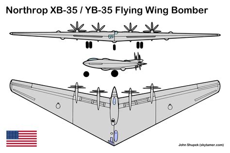 Northrop Xb 35 Flying Wing Bomber