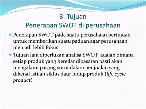 P Analisis Swot Dalam Perspektif Kewirausahaan Ppt