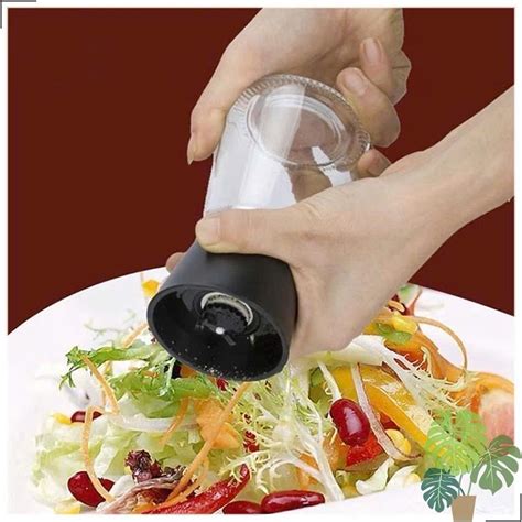 [40] Lọ Xay Tiêu Cối Xay Tiêu Thủy Tinh Nắp Nhựa Cầm Tay Mini Tiện Lợi ...