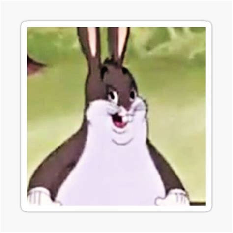 Big Chungus Sticker For Sale By Gneve Redbubble