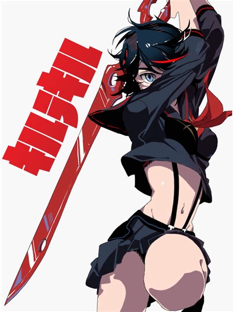 Kill La Kill Ryuko Matoi Sticker For Sale By Cleboyen Redbubble