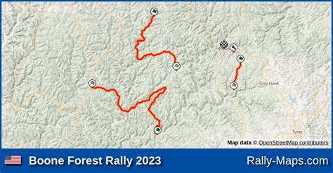 Maps Boone Forest Rally 2023 Ara East Rally