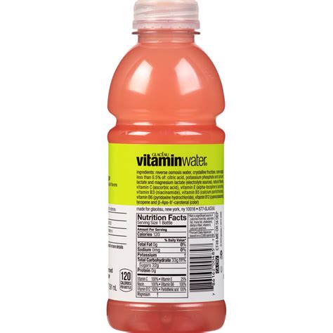 Vitaminwater Refresh Nutrient Enhanced Tropical Mango Water Beverage