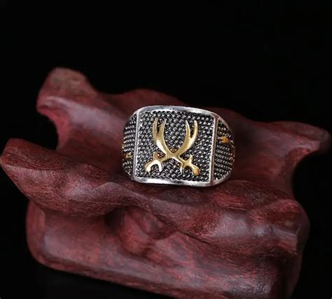 Античный серебряный сплав мусульманский Алла Имам Али Zulfiqar кольцо ...