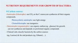 Bacterial physiologogy | PPT