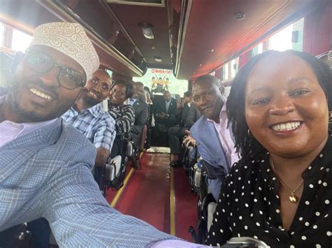 Kenyans Co Ke On Twitter Governors Cs Moses Kuria Ride A Bus While