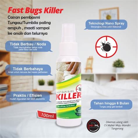 Jual FAST BUG KILLER PEMBASMI PEMBUNUH ANTI KUTU KASUR SOFA TUNGAU