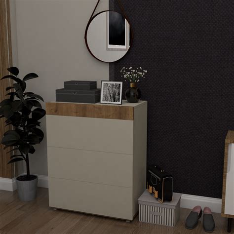 CÔMODA FLORA GAVETAS CAULE MÓVEIS SOLANUM NUDE MadeiraMadeira