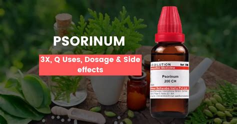 Psorinum 30, Psorinum 200 Benefits, Uses & Side Effects