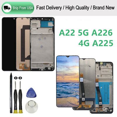 For Samsung Galaxy A22 5G A226B A22 4G A225 LCD Display Touch Screen