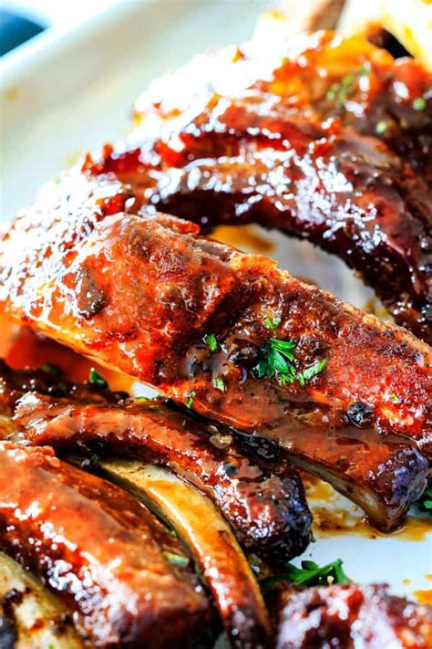 15 Minute Prep Fall Off The Bone Slow Cooker HONEY BUFFALO Ribs That