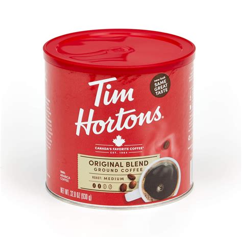 Amazon Tim Hortons Original Blend Medium Roast Ground Coffee