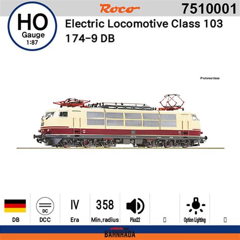 Roco Ho Electric Locomotive Class Db Sound