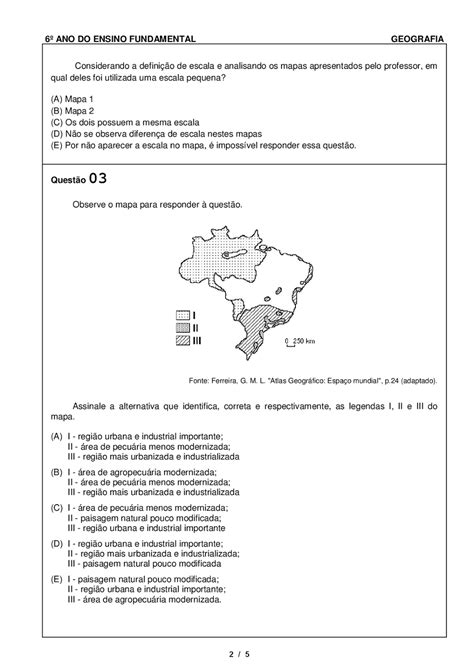 Geografia Para O 6 Ano