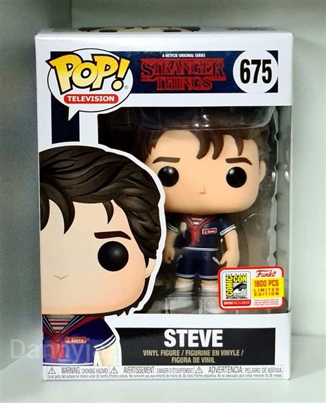 A Pop Vinyl Figure In A Box With An Image Of Steve From The Shining Things