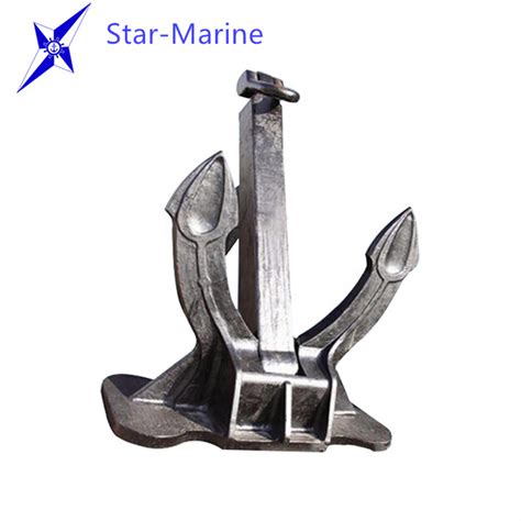 Black Bitumen Paint M Type Spek Barge Anchor For Ship China M Type