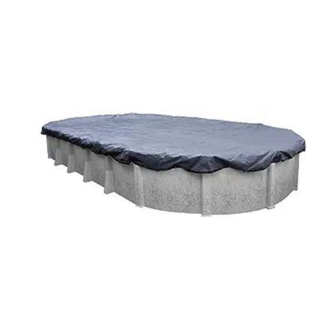 Swimline 15 Ft X 30 Ft Super Deluxe Oval Above Ground Winter Pool Cover Sd1530ov The Home Depot