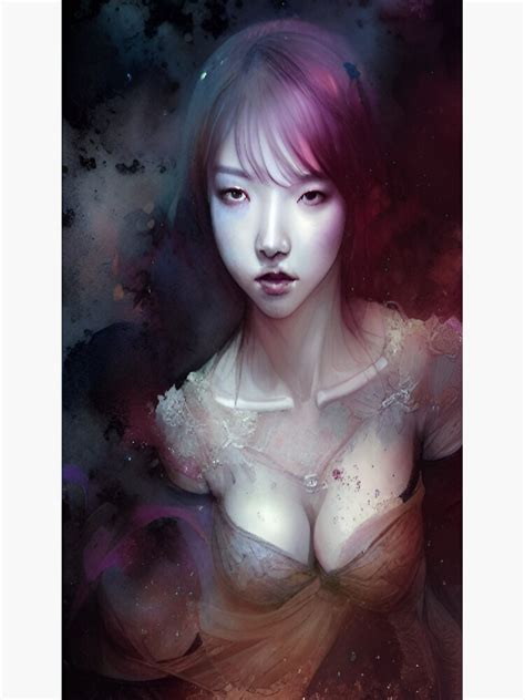 Sticker Asiatique Beauté Lingerie Original Sexy Érotique Ecchi Pinup Modèle Féminin Pose Babe