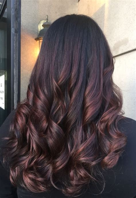 Burgundy Balayage By Askforamy Askforamy Hair Styles Balayage Hair