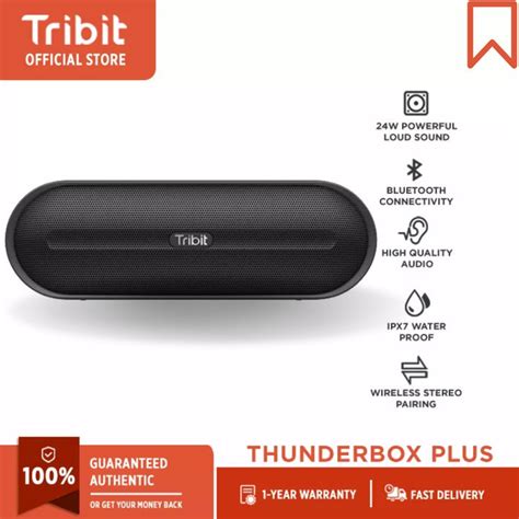 Jual Tribit ThunderBox Plus (Maxsound Plus) Bluetooth 5.0 Speaker IPX7 ...