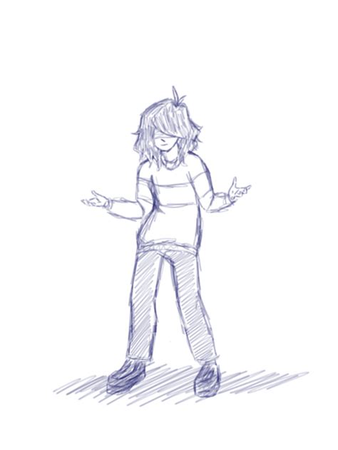 Kris In Chapter 3 When Toriel Asks Them How The Fuck A Dark Fountain Got In Their Living Room