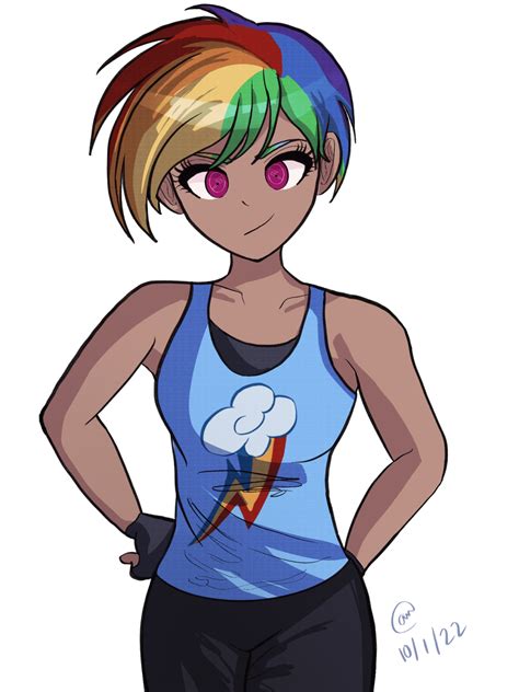 Rainbow Dash from MLP as a DR character! : r/danganronpa