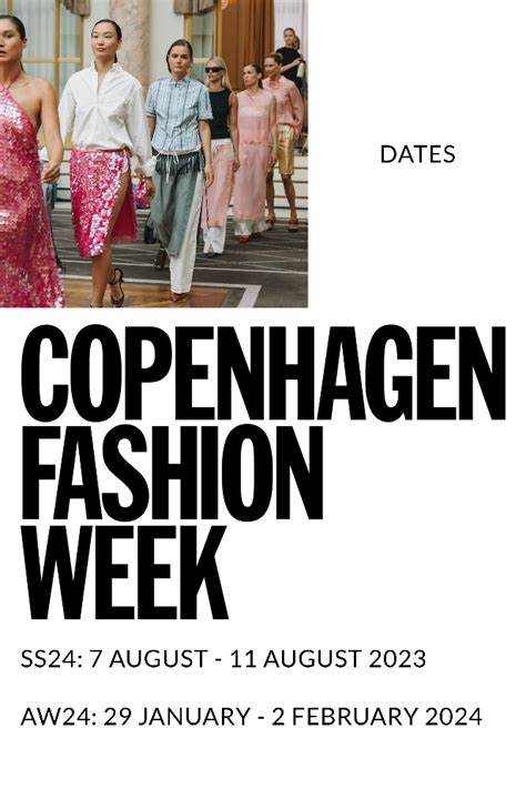 Copenhagen Fashion Week Cphfw Dates Fashion Magazine