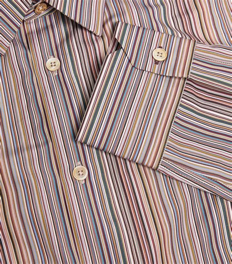 Paul Smith Multi Cotton Artist Stripe Shirt Harrods Uk