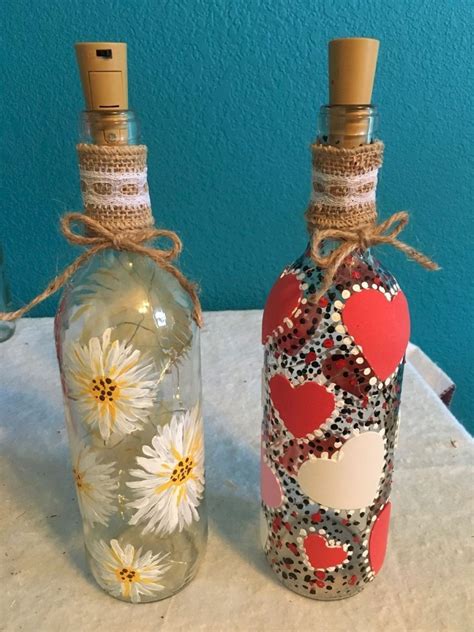 diy wine bottle craft ideas  doityourzelf hand painted