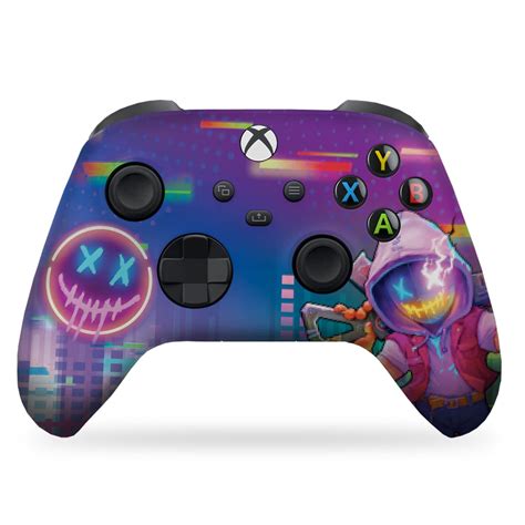 Neon Abyss Custom X box Series X Controller