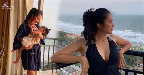 Chán kín đáo Lê Phương hiếm hoi diện bikini khoe báu vật mẹ bỉm cùng nhan sắc rạng ngời