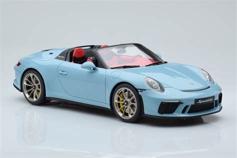 Porsche 911 991 2 Speedster Meissen Blue GT Spirit 1 18 Neues Modell