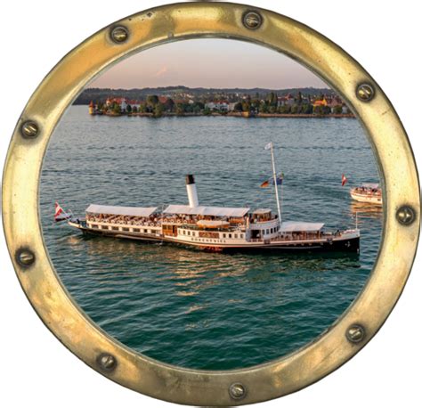 Historische Schifffahrt Bodensee Dampfschiff Hohentwiel Und