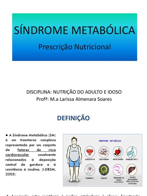 Sindrome Metabolica Diretrizes - Diretrizes Nutricionais para Síndrome Metabólica | PDF | Diabetes ...