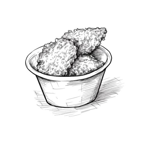 Premium Ai Image Crispy Nugget Chicken Fried Ai Generated