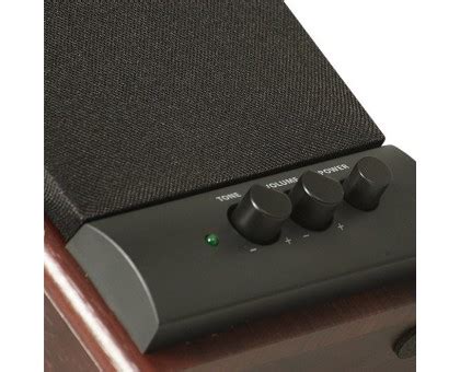 Колонки 2.0 SVEN SPS-609 темный дуб купить в магазине SVEN Shop