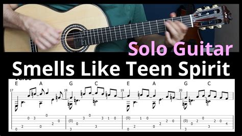 Smells Like Teen Spirit Fingerstyle Guitar Tab Youtube